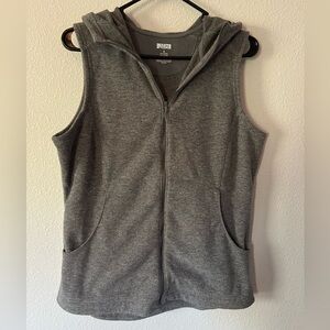 Duluth Trading Co Gray Zip Hooded Vest